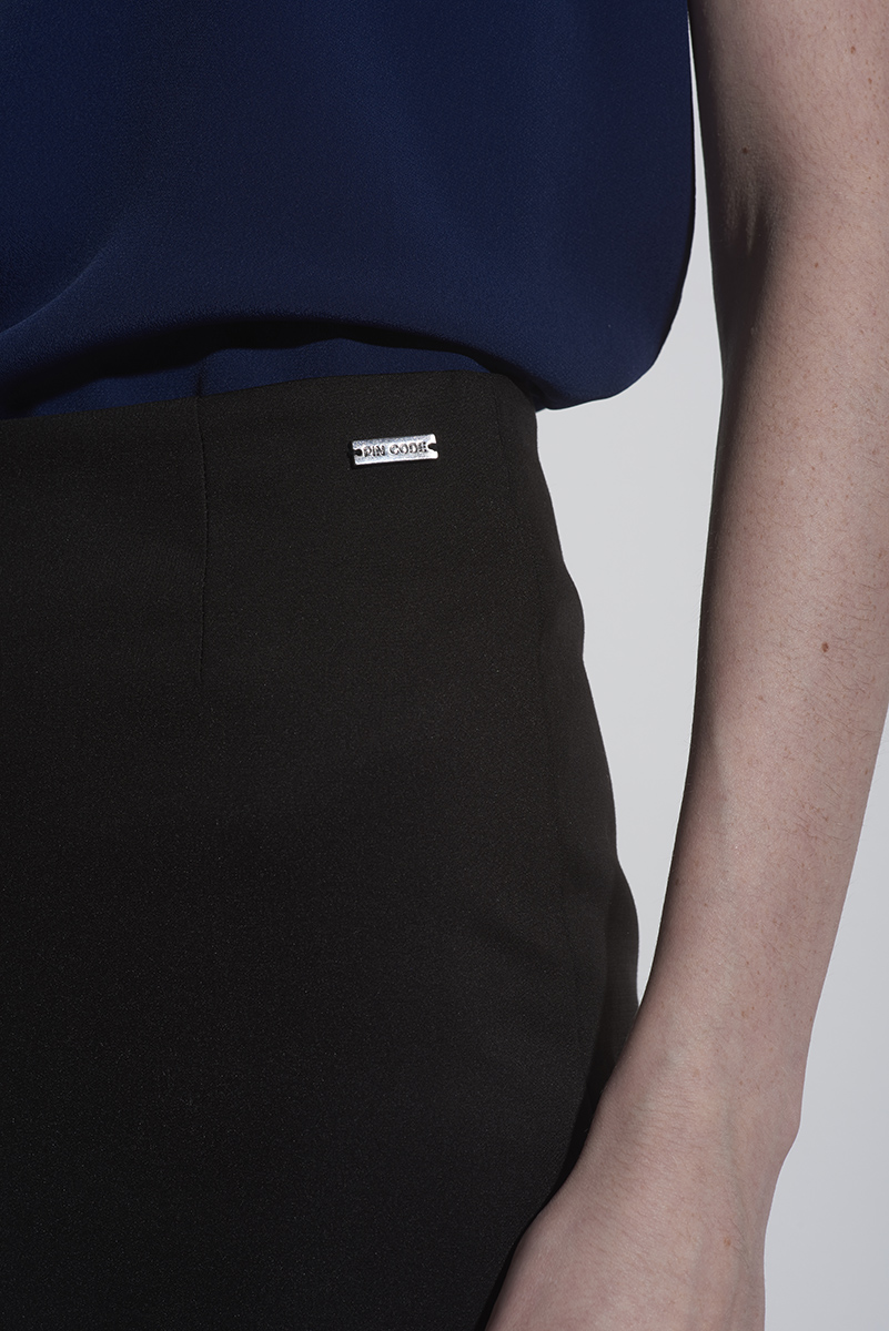 Skirt VASSA CODE, пол female, цвет Black