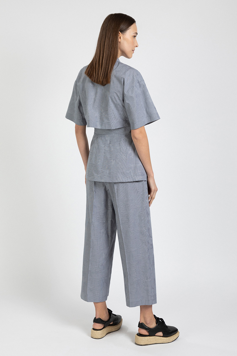 Жакет VASSA&Co, пол женский, цвет синий