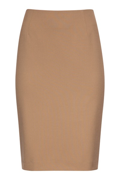 Базовая юбка-карандаш VASSA&Co, пол женский, цвет бежевый, фото №5