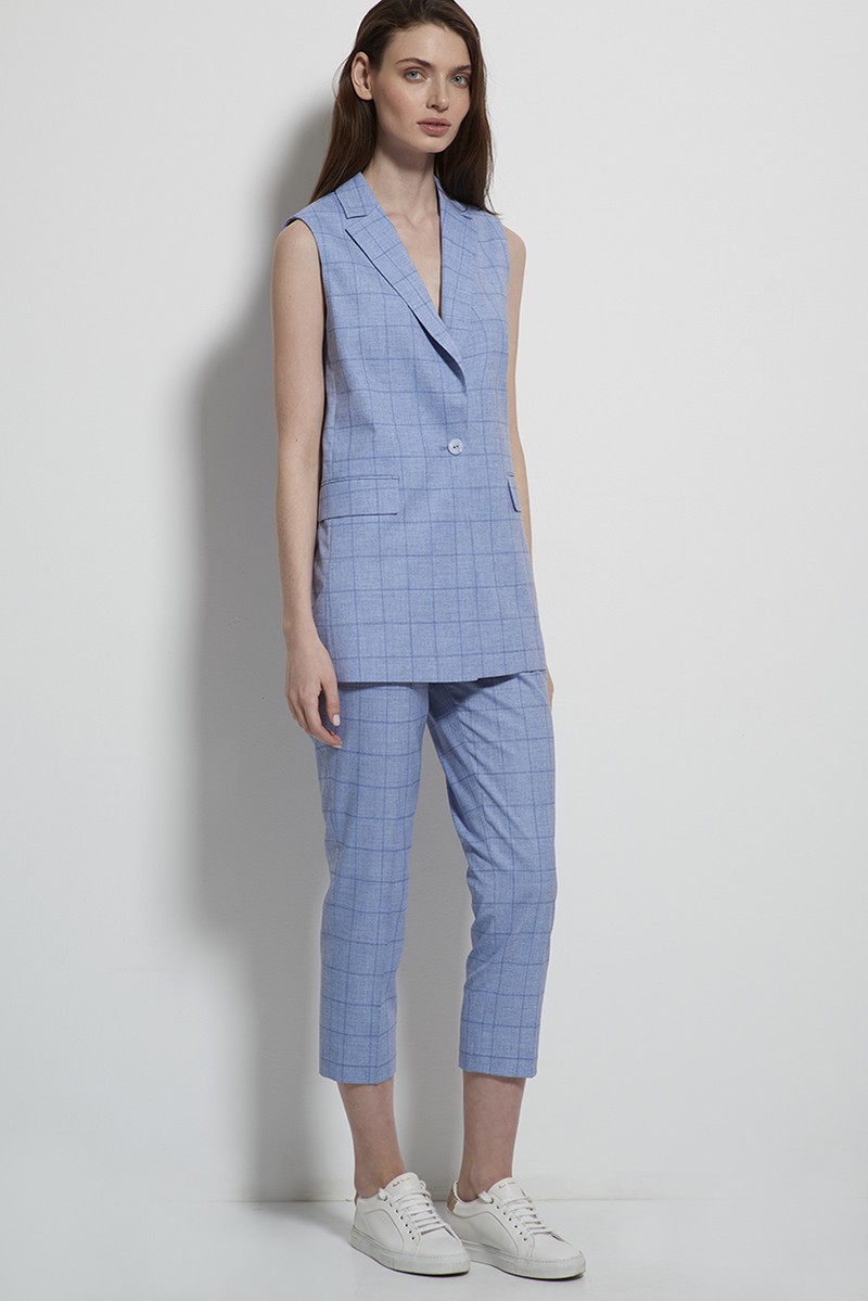 Vest VASSA CODE, пол female, цвет голубой, фото №2