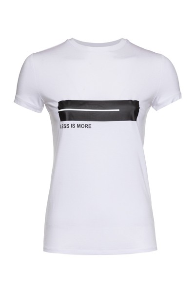 Футболка женская с принтом VASSA&Co, пол женский, цвет белый, фото №5