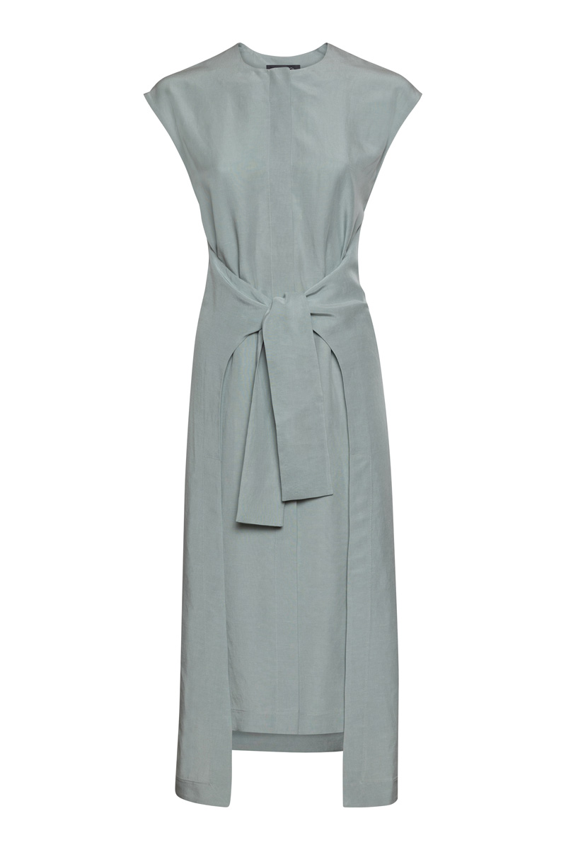 Платье с отлетными деталями VASSA&Co, пол женский, цвет коричневый