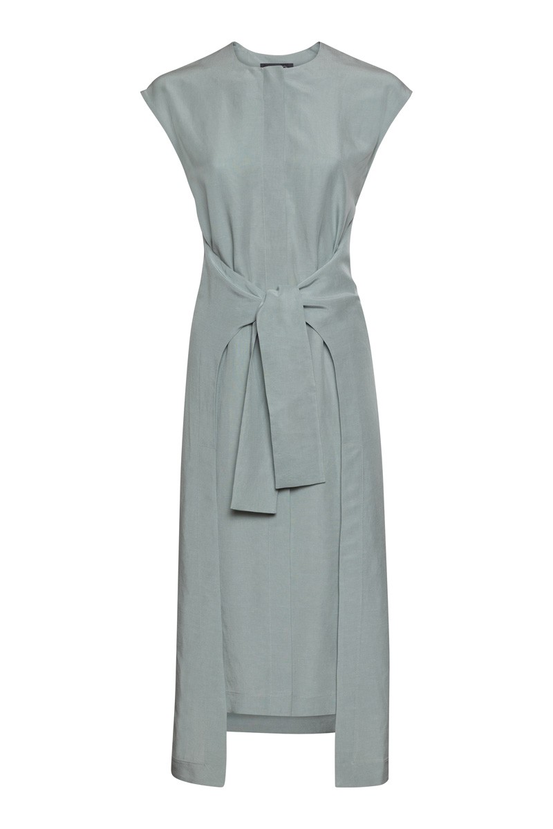 Платье с отлетными деталями VASSA&Co, пол женский, цвет коричневый, фото №7