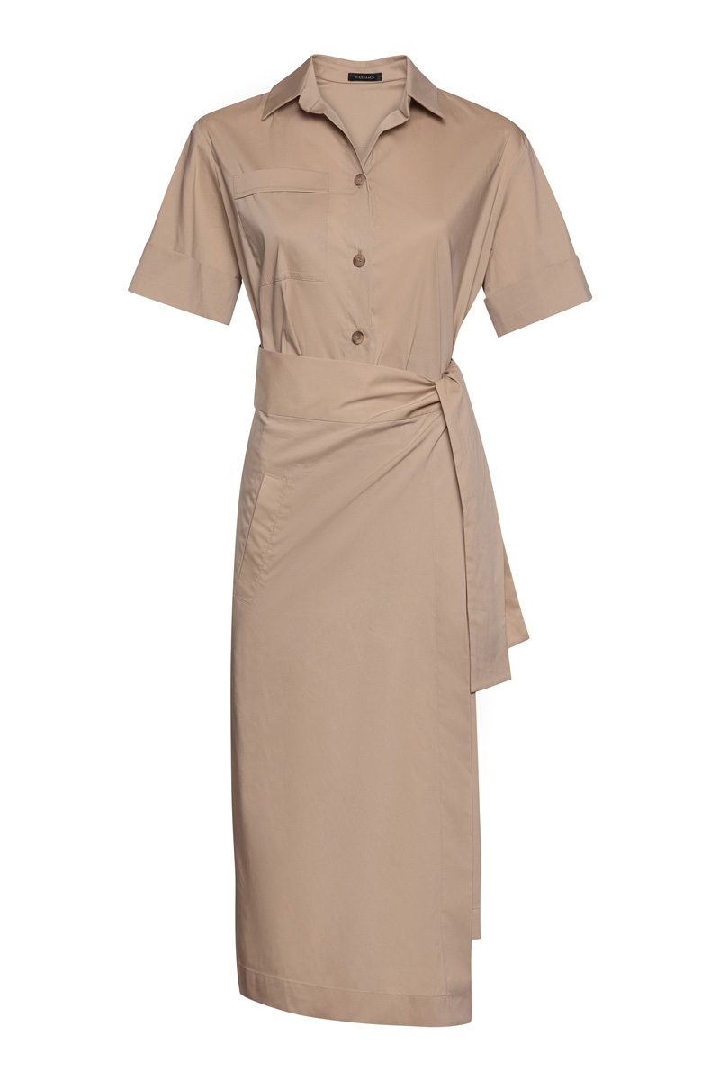 Dress VASSA&Co, пол female, цвет бежевый