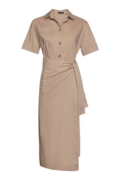 Платье VASSA&Co, пол женский, цвет бежевый, фото №7