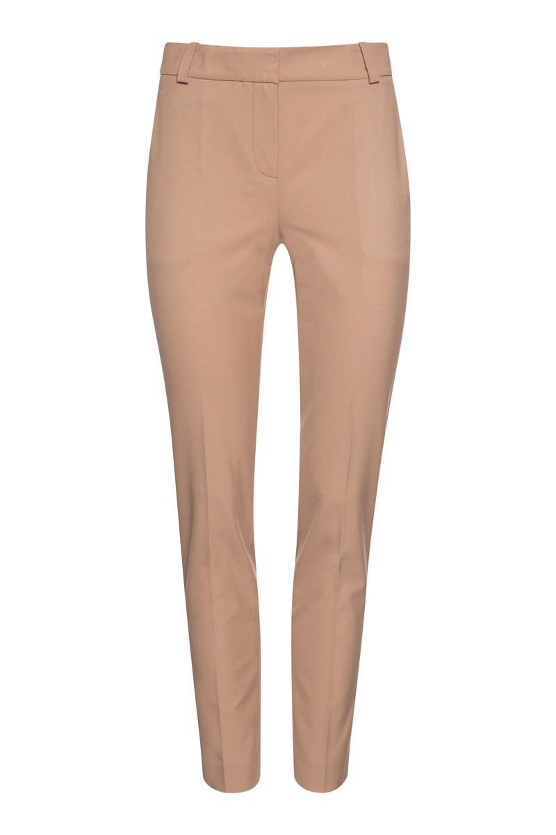 Классические прямые брюки VASSA&Co, пол женский, цвет коричневый, фото №5