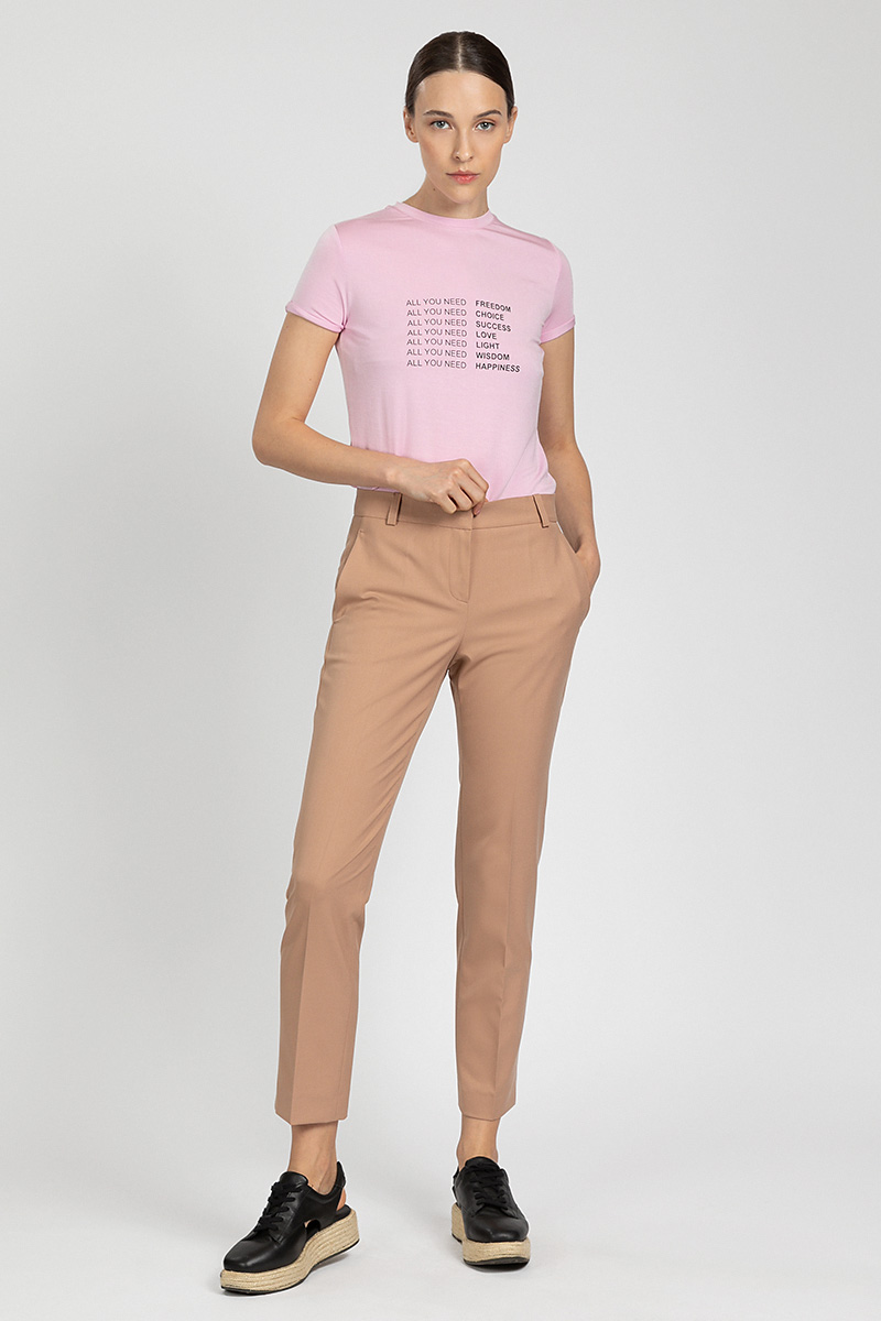 T-shirt VASSA&Co, пол female, цвет pink