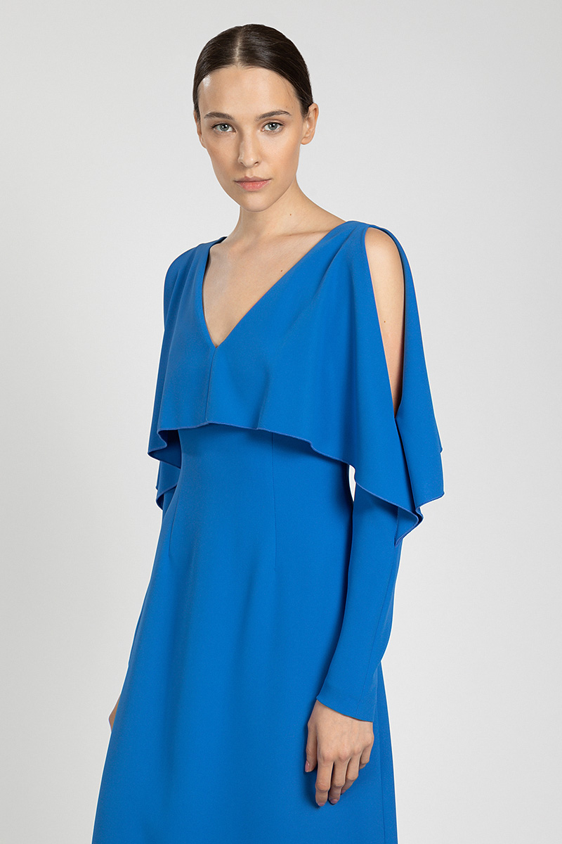 Платье VASSA&Co, пол женский, цвет синий