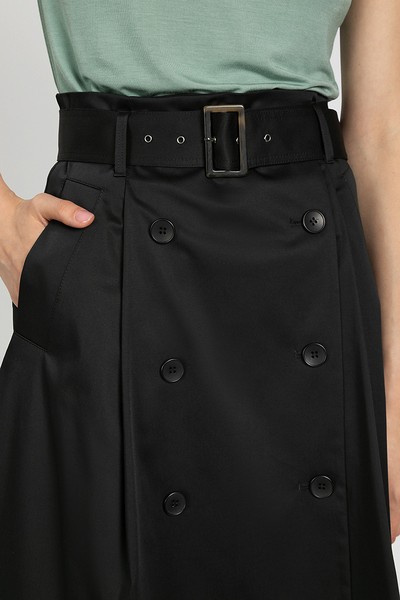 Юбка VASSA&Co, пол женский, цвет черный, фото №4