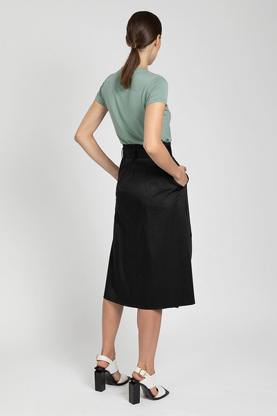 Юбка VASSA&Co, пол женский, цвет черный, фото №3