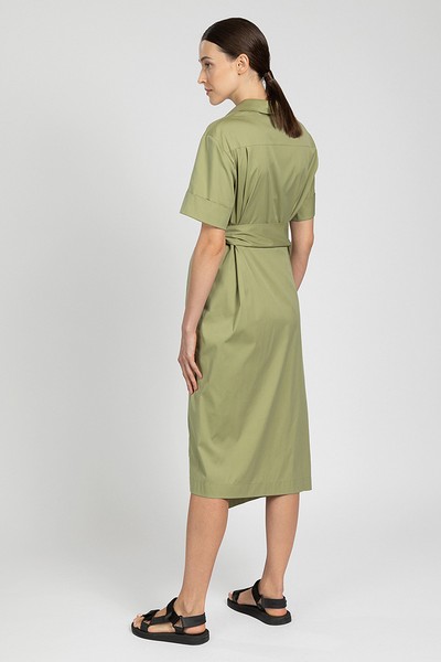 Платье VASSA&Co, пол женский, цвет зеленый, фото №5