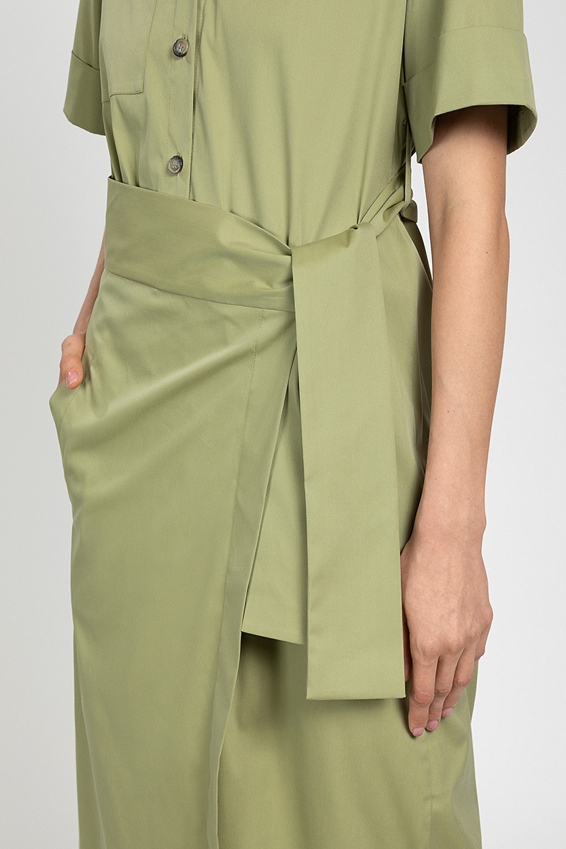 Dress VASSA&Co, пол female, цвет Зеленый