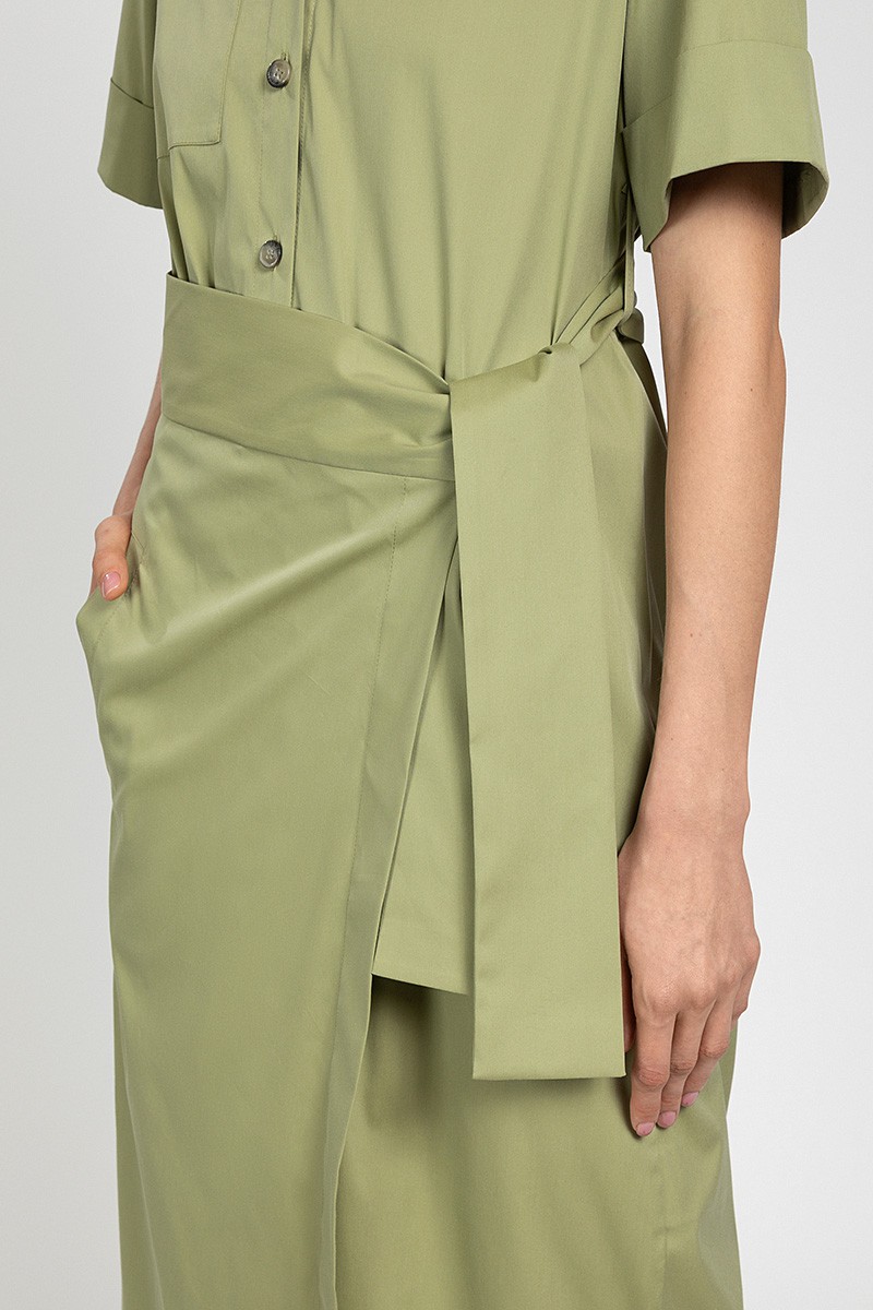 Dress VASSA&Co, пол female, цвет Зеленый, фото №6