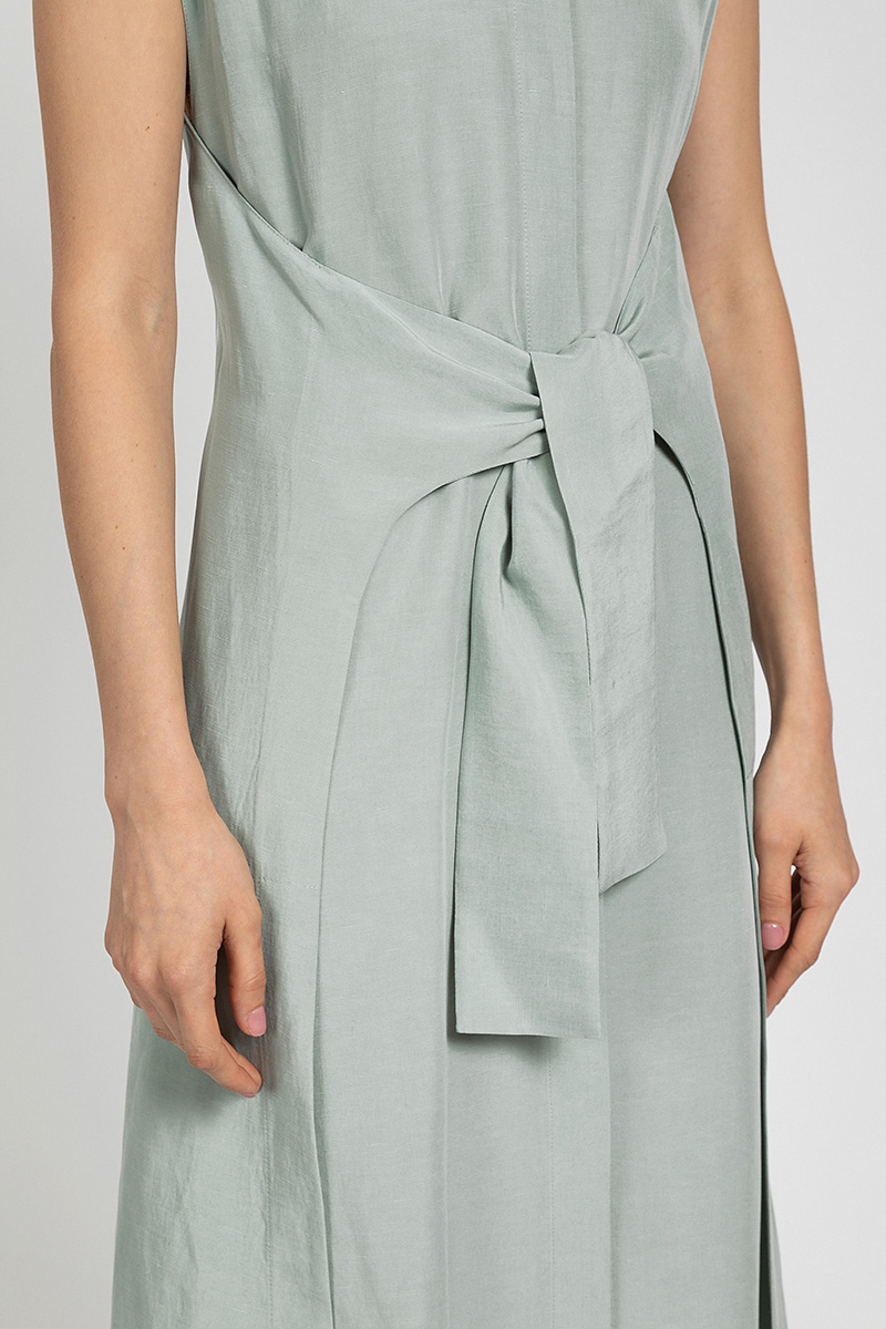 Платье с отлетными деталями VASSA&Co, пол женский, цвет коричневый