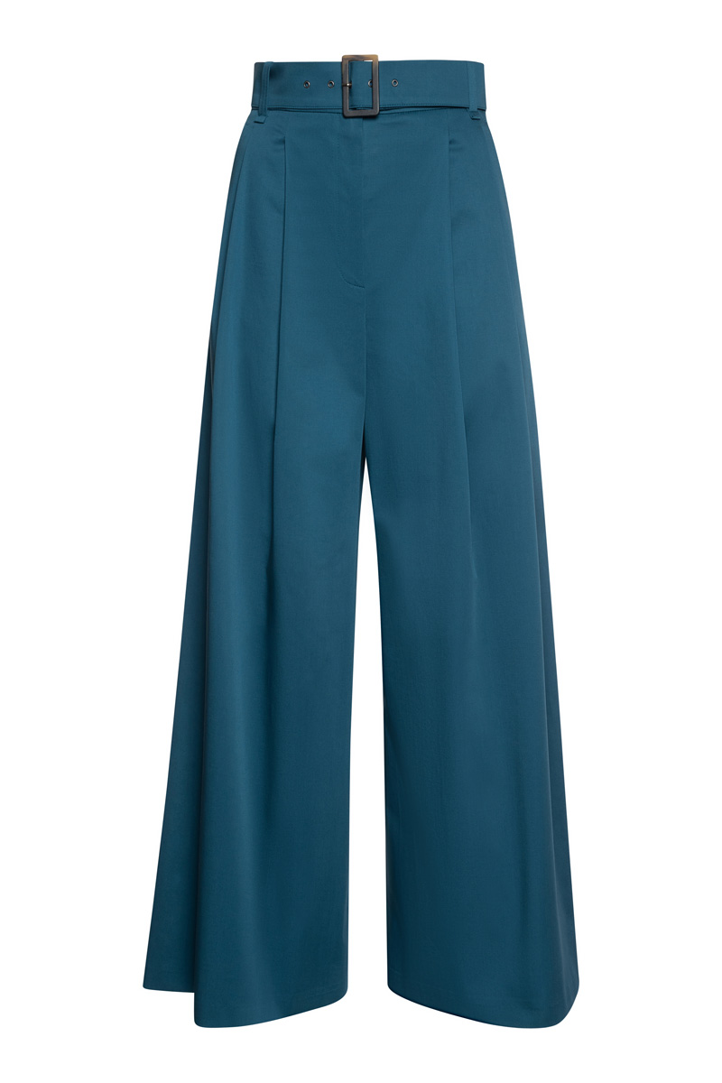 Pants VASSA&Co, пол female, цвет синий