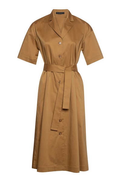 Платье VASSA&Co, пол женский, цвет коричневый, фото №6