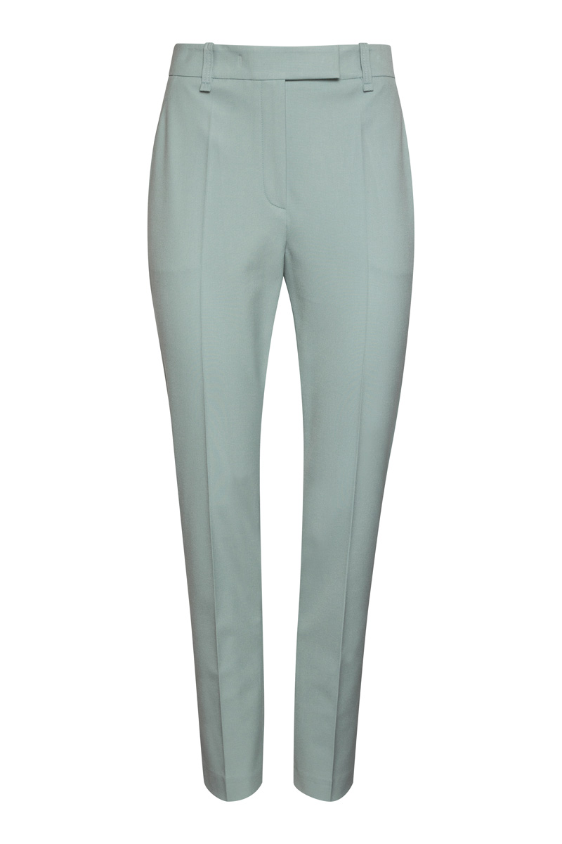 Зауженные базовые брюки VASSA&Co, пол женский, цвет хаки