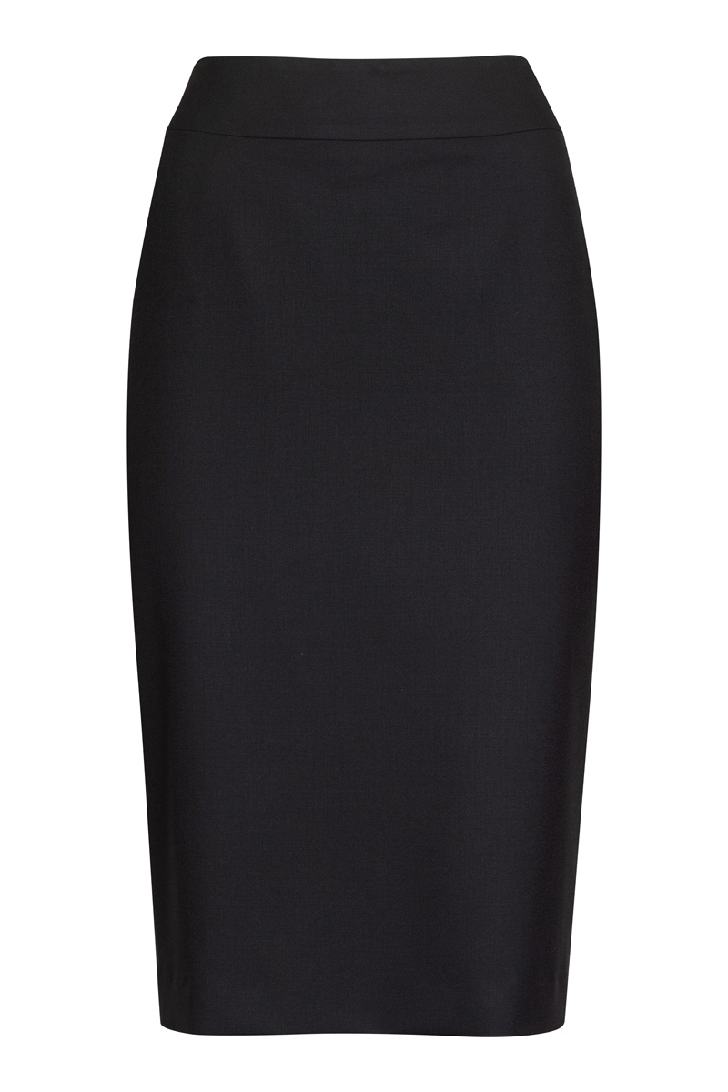 Классическая юбка зауженного силуэта VASSA&Co, пол женский, цвет черный