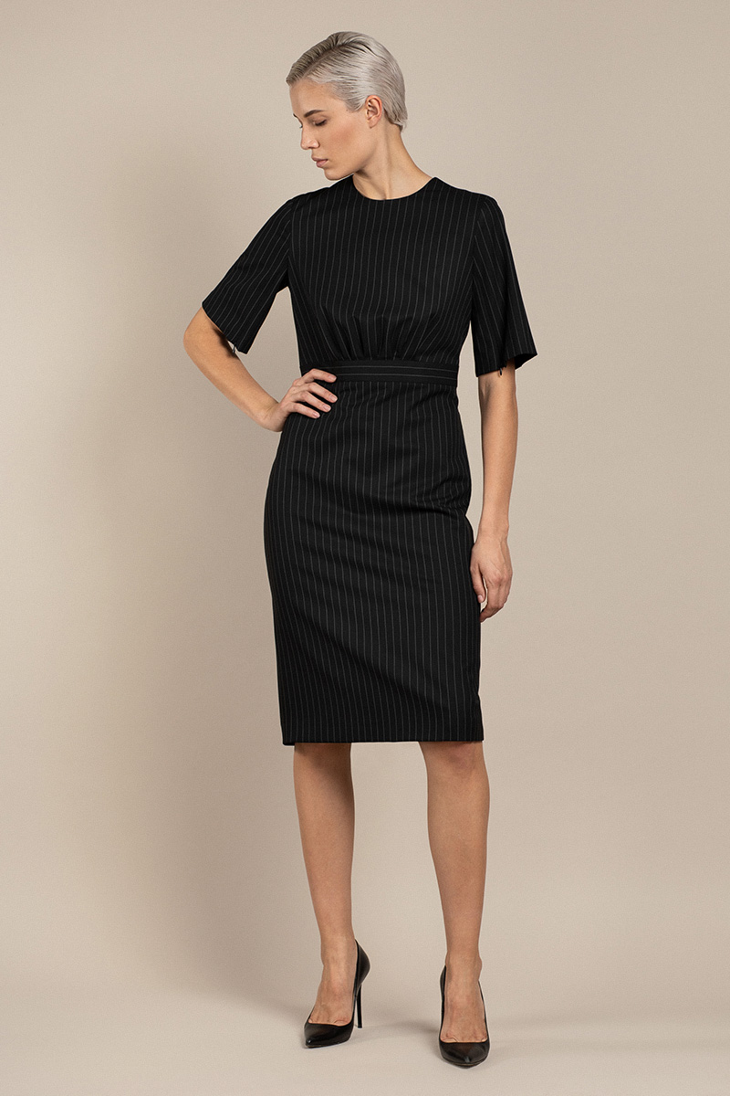 Dress VASSA&Co, пол female, цвет black