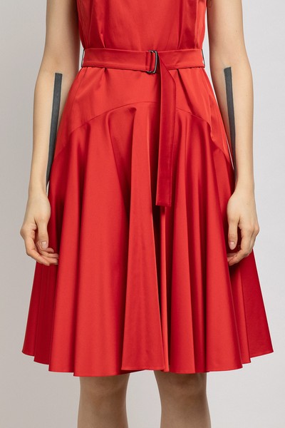 Платье приталенного кроя VASSA&Co, пол женский, цвет красный, фото №5