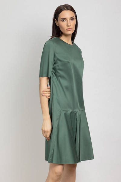 Платье с коротким рукавом VASSA&Co, пол женский, цвет коричневый, фото №2