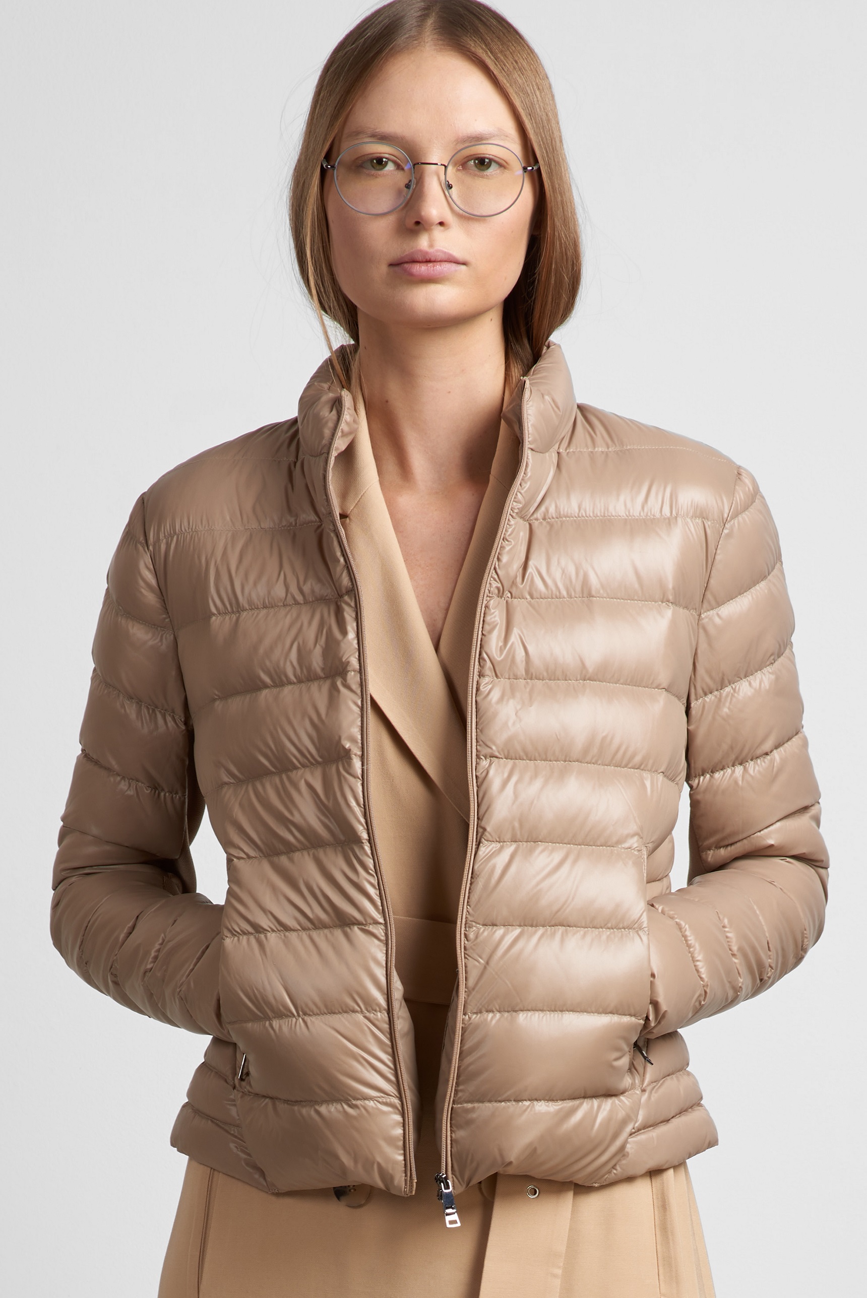 Jacket VASSA CODE, пол female, цвет Brown