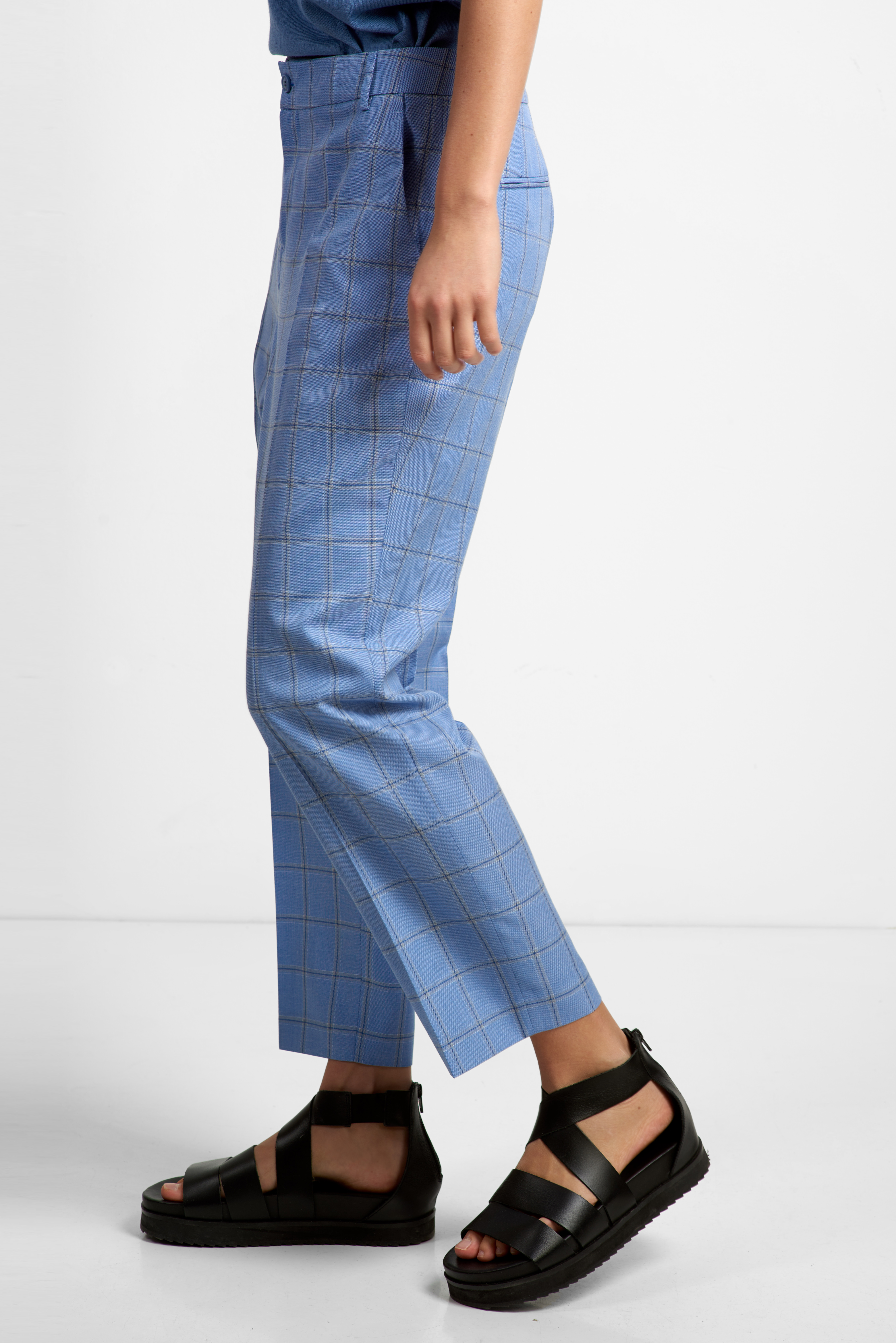 Брюки женские VASSA CODE, пол женский, цвет голубой