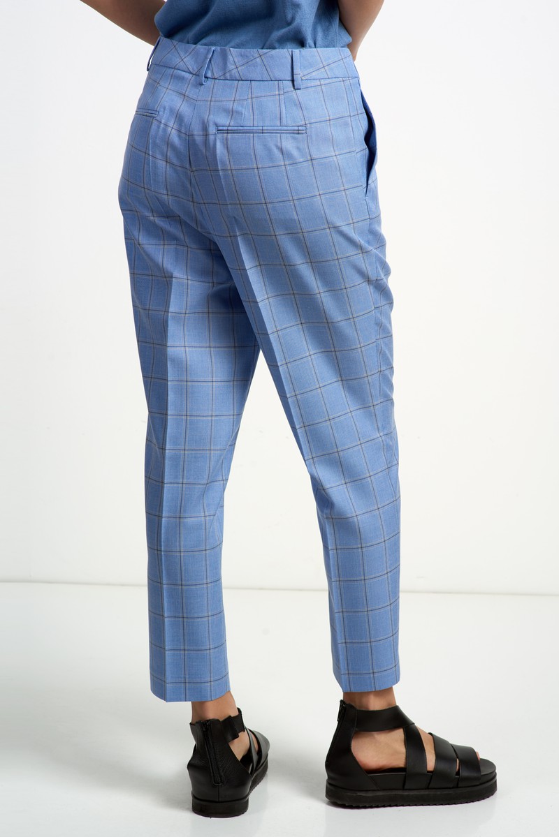 Брюки женские VASSA CODE, пол женский, цвет голубой, фото №5