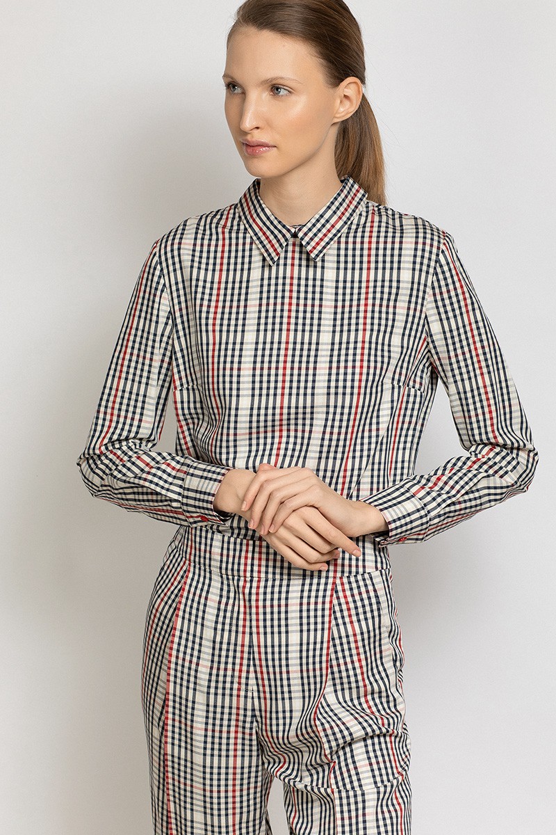 Blouse VASSA&Co, пол female, цвет Серый, фото №2