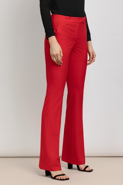 Брюки VASSA&Co, пол женский, цвет красный, фото №4