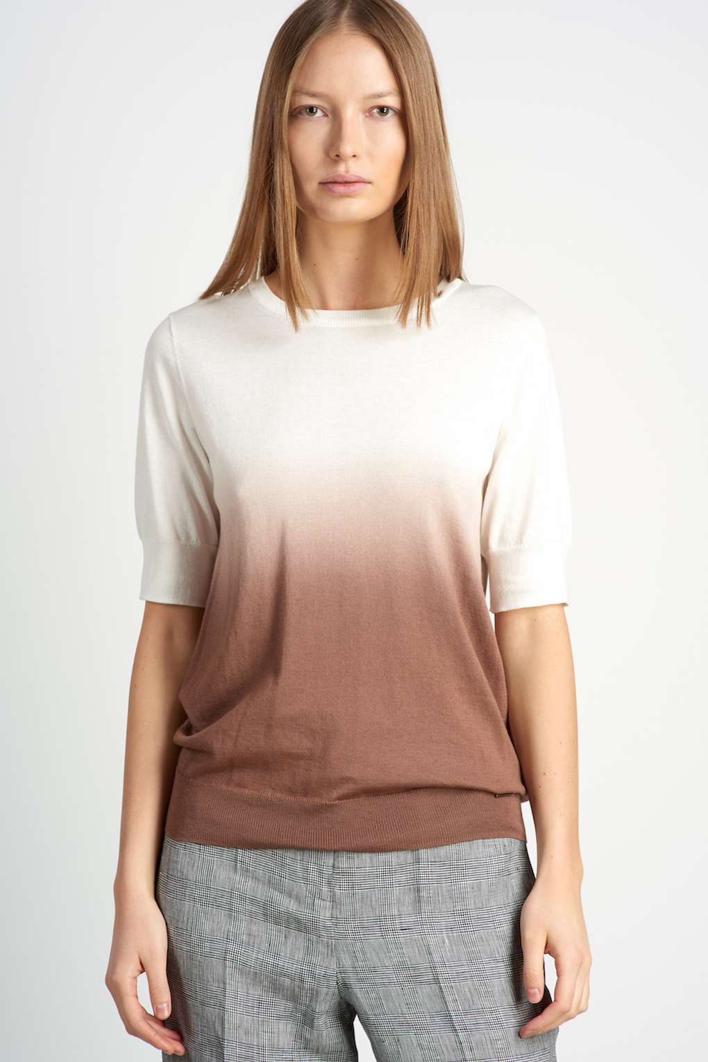 Jumper VASSA CODE, пол female, цвет brown