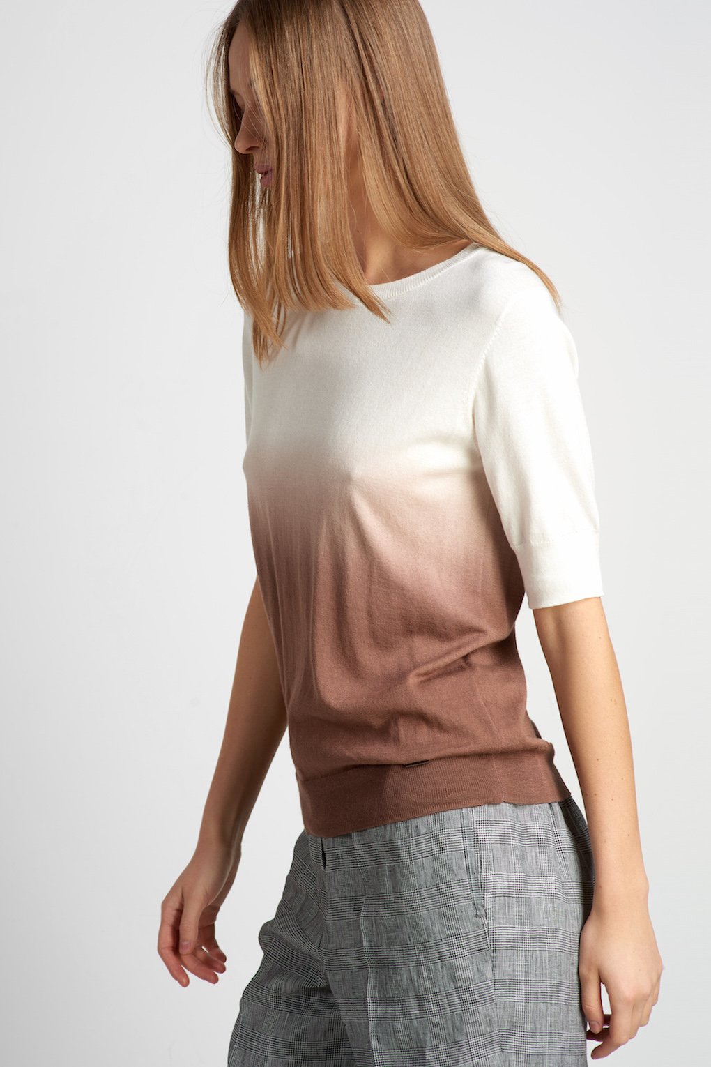 Jumper VASSA CODE, пол female, цвет brown