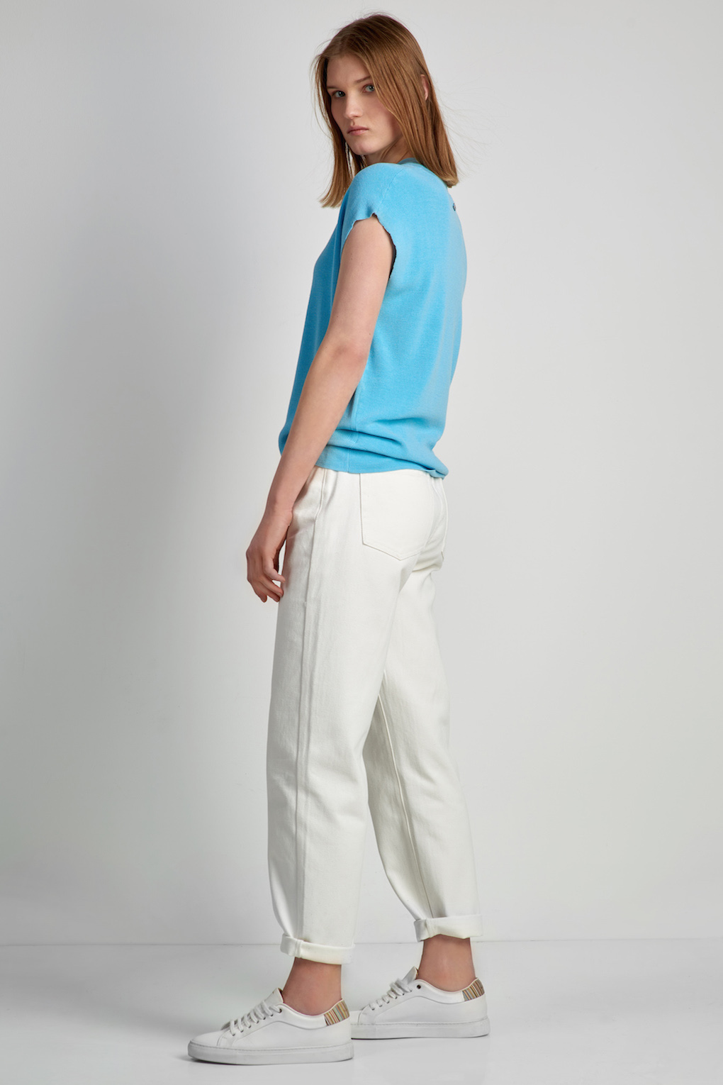 Джемпер женский VASSA CODE, пол женский, цвет голубой