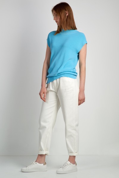 Джемпер женский VASSA CODE, пол женский, цвет голубой, фото №4