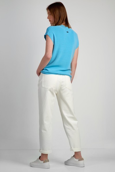 Джемпер женский VASSA CODE, пол женский, цвет голубой, фото №5