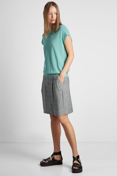 Шорты VASSA CODE, пол женский, цвет серый, фото №3