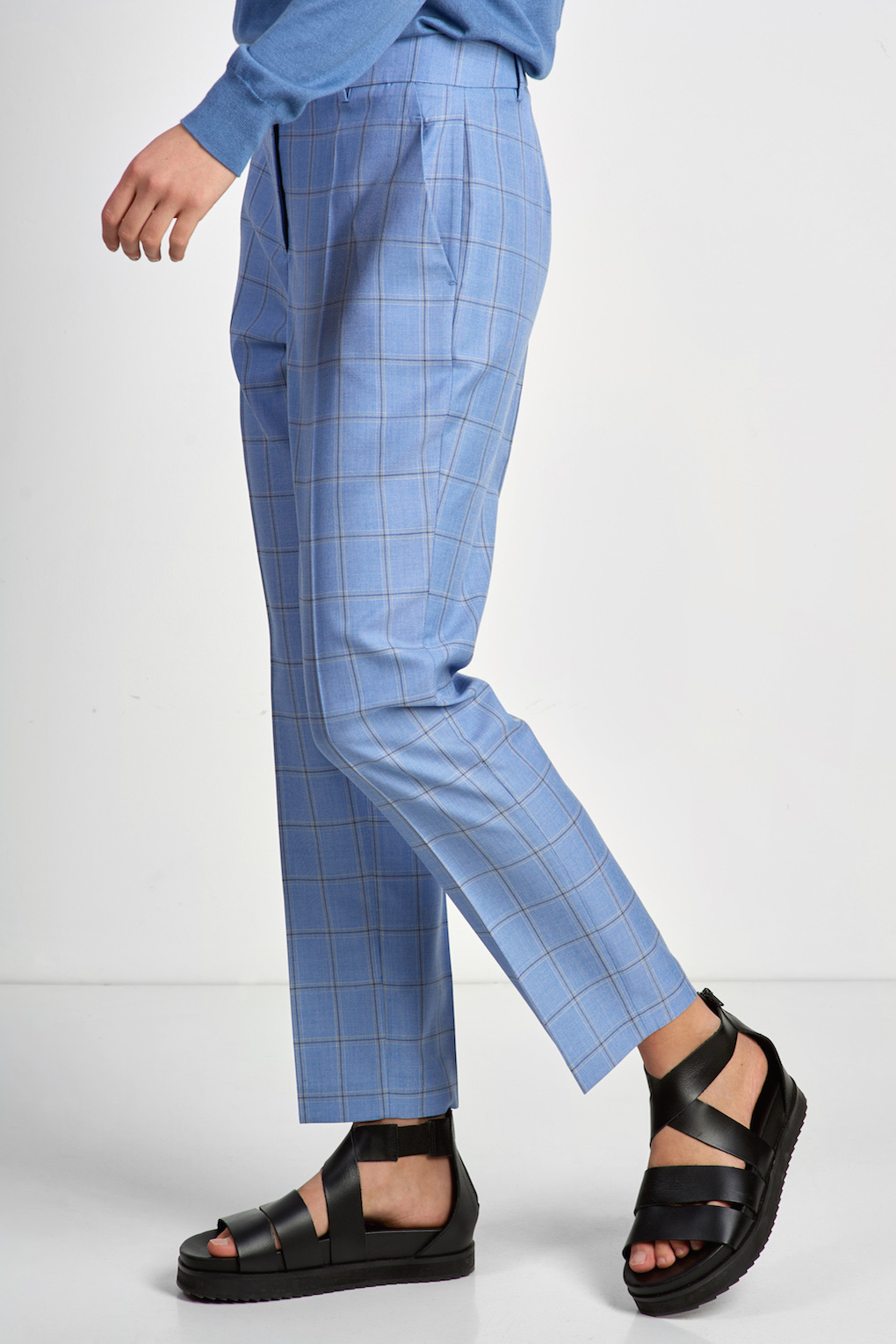 Брюки женские VASSA CODE, пол женский, цвет голубой