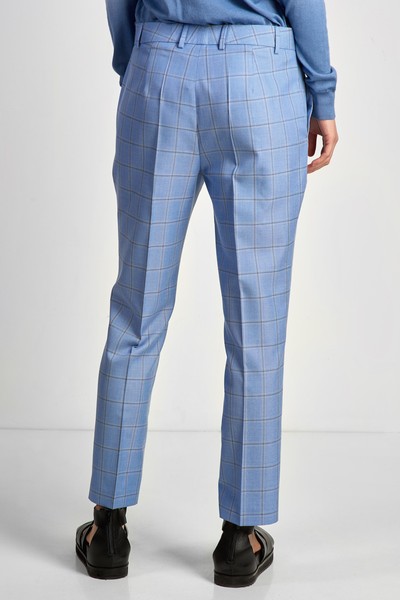 Брюки женские VASSA CODE, пол женский, цвет голубой, фото №3