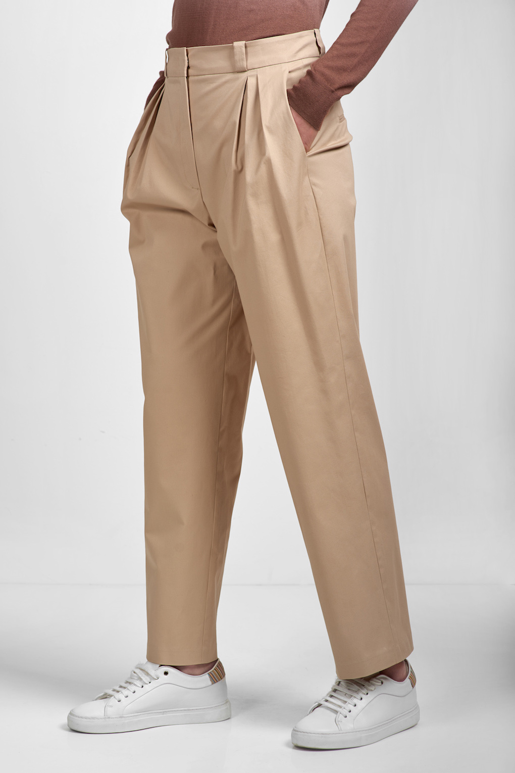 Брюки женские VASSA CODE, пол женский, цвет коричневый