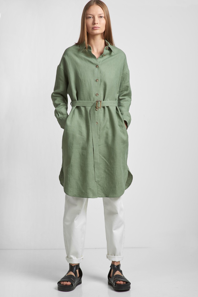 Dress VASSA CODE, пол female, цвет зеленый, фото №2