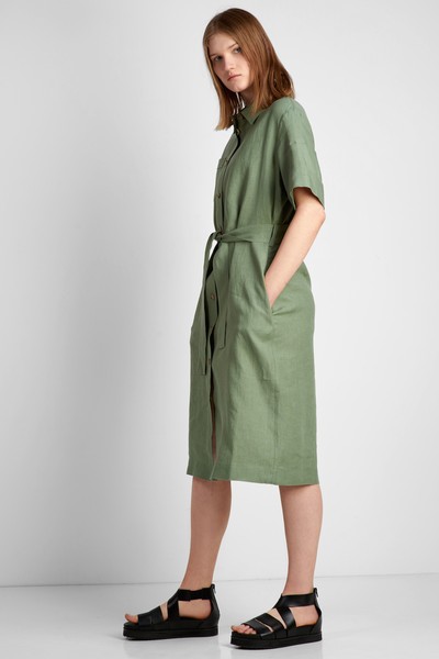 Платье женское VASSA CODE, пол женский, цвет зеленый, фото №3