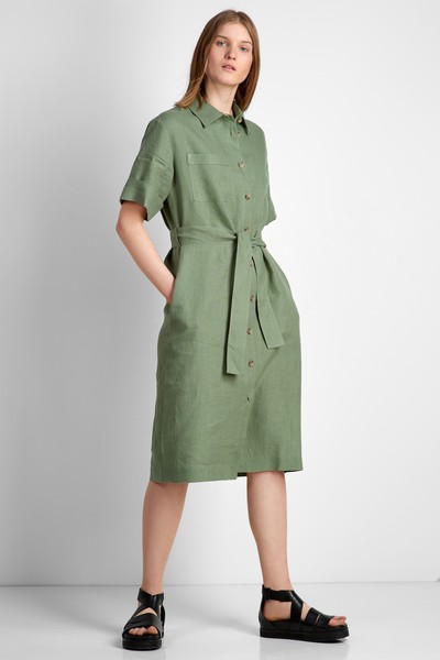 Платье женское VASSA CODE, пол женский, цвет зеленый, фото №4