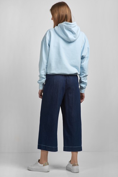 Джинсовые кюлоты VASSA CODE, пол женский, цвет синий, фото №3