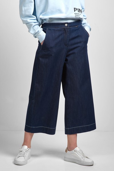 Джинсовые кюлоты VASSA CODE, пол женский, цвет синий, фото №5