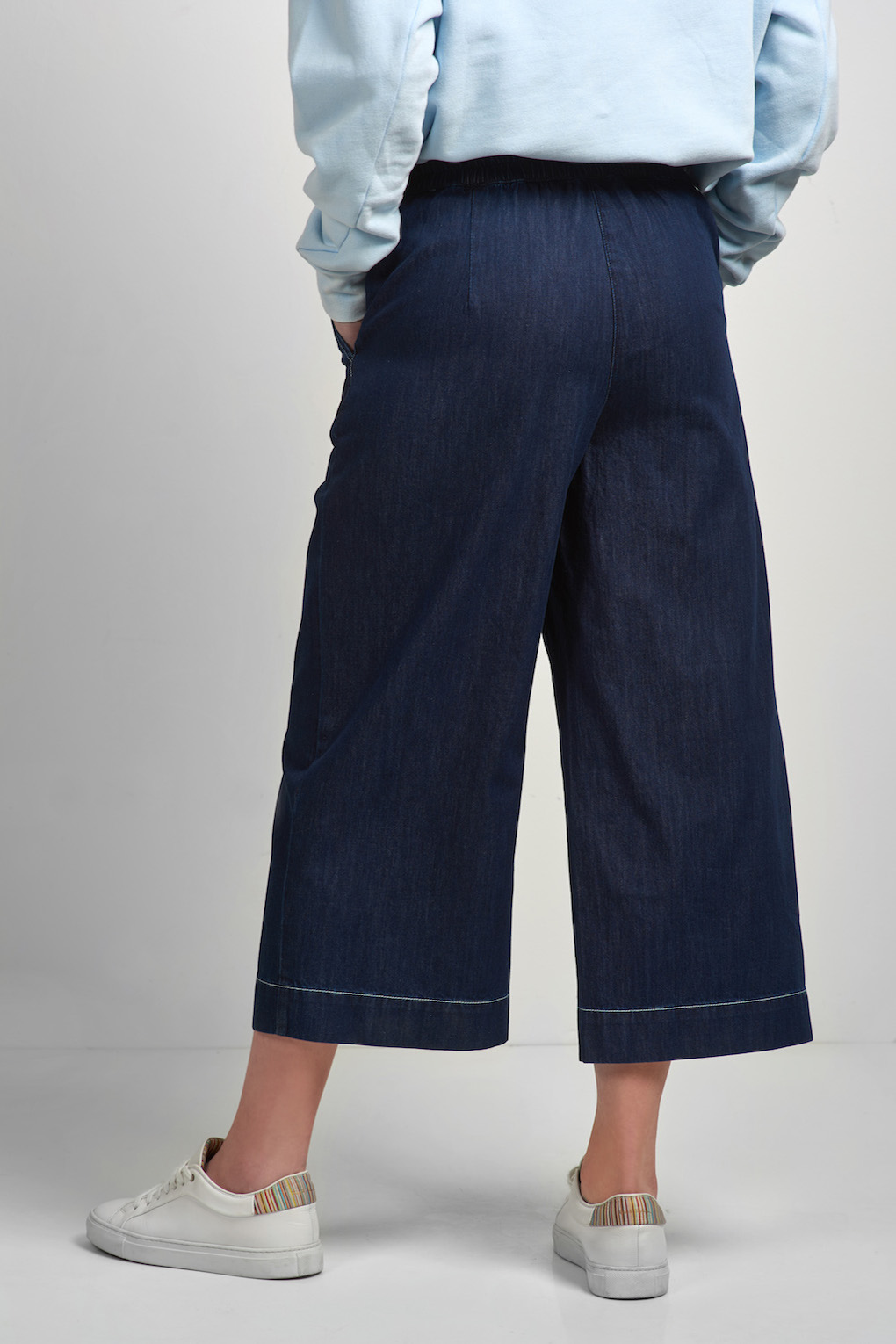 Джинсовые кюлоты VASSA CODE, пол женский, цвет синий