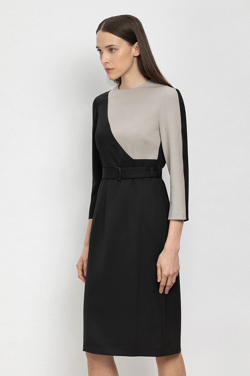 Dress VASSA&Co, пол female, цвет black
