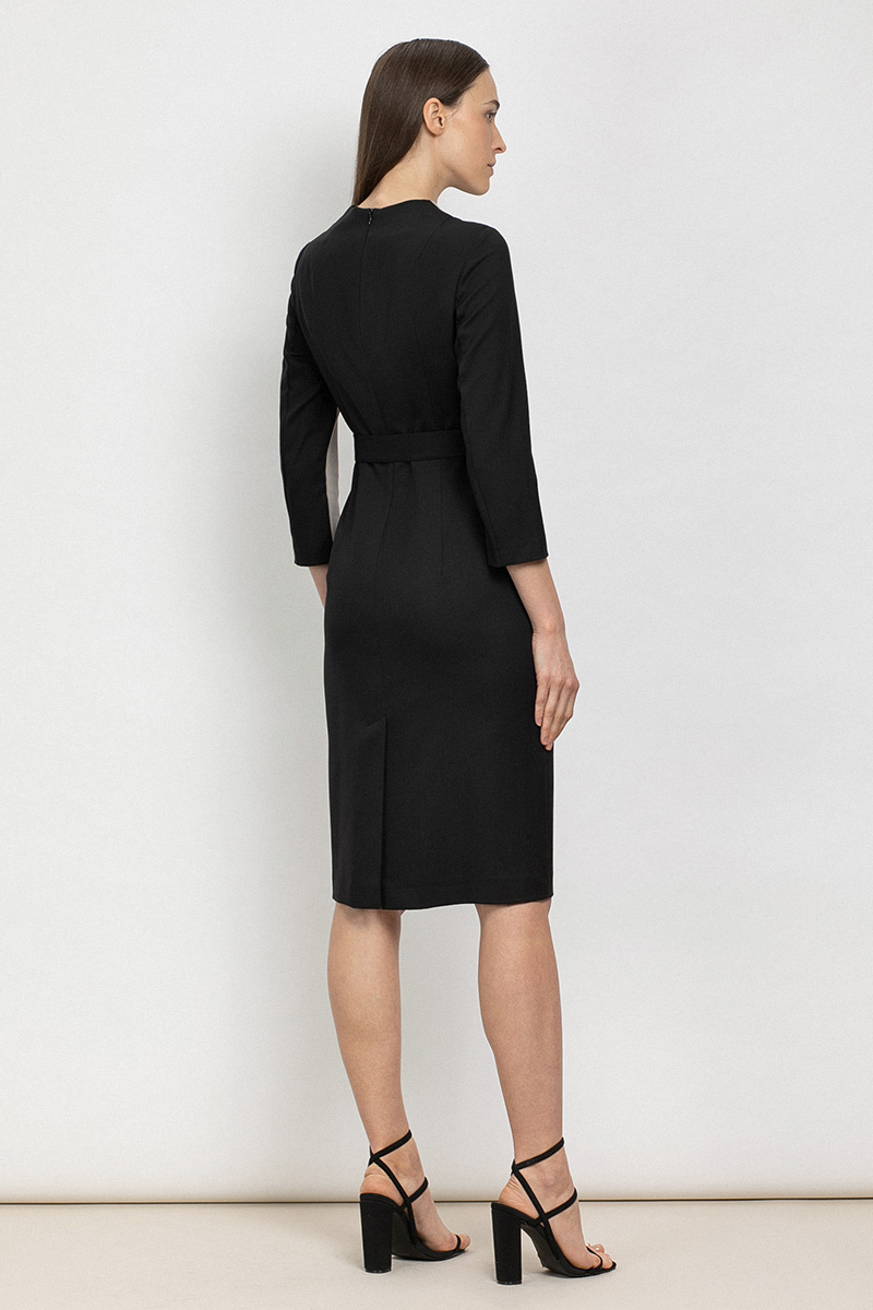 Dress VASSA&Co, пол female, цвет black