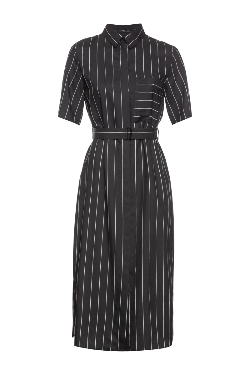 Dress VASSA&Co, пол female, цвет black