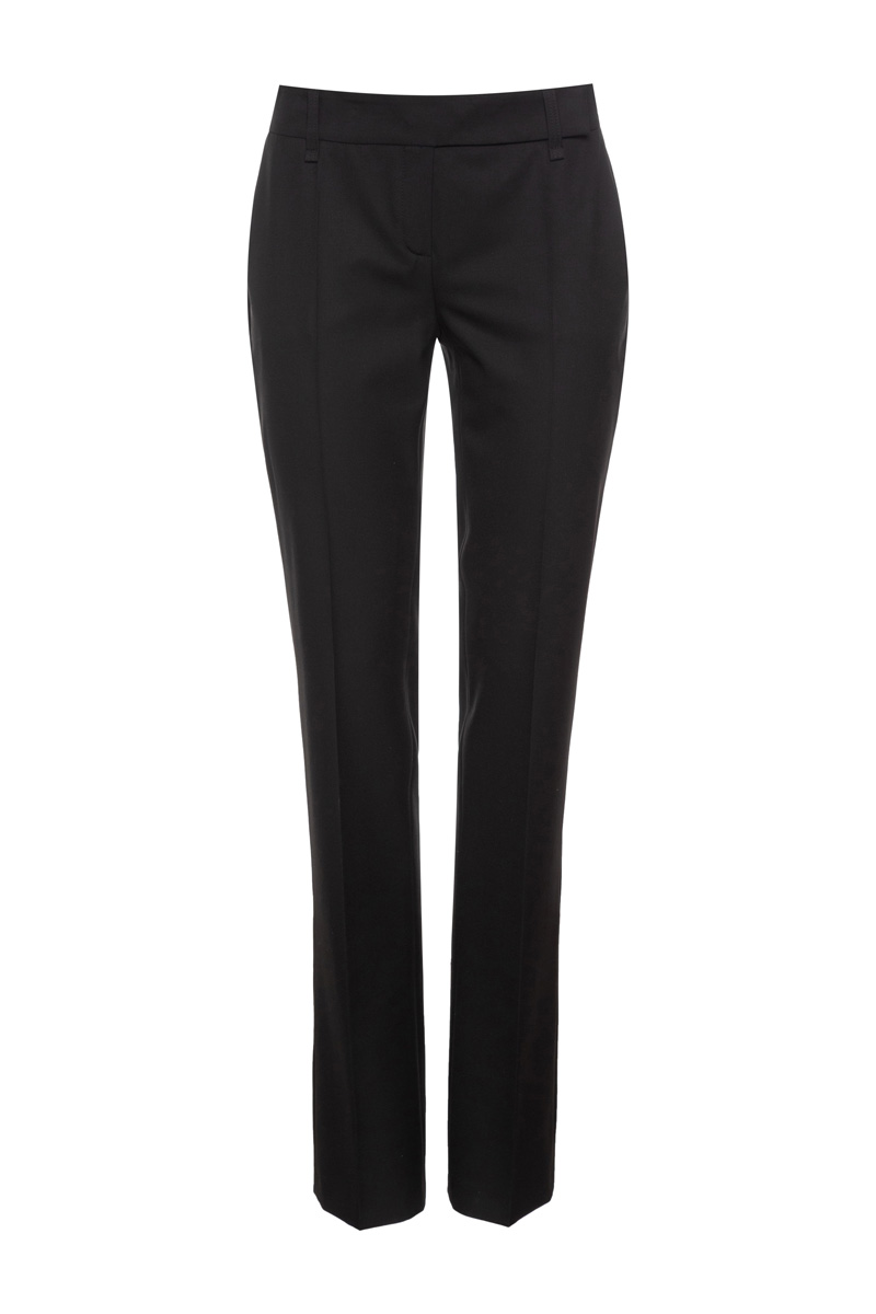 Брюки со стрелками VASSA&Co, пол женский, цвет черный, фото №4