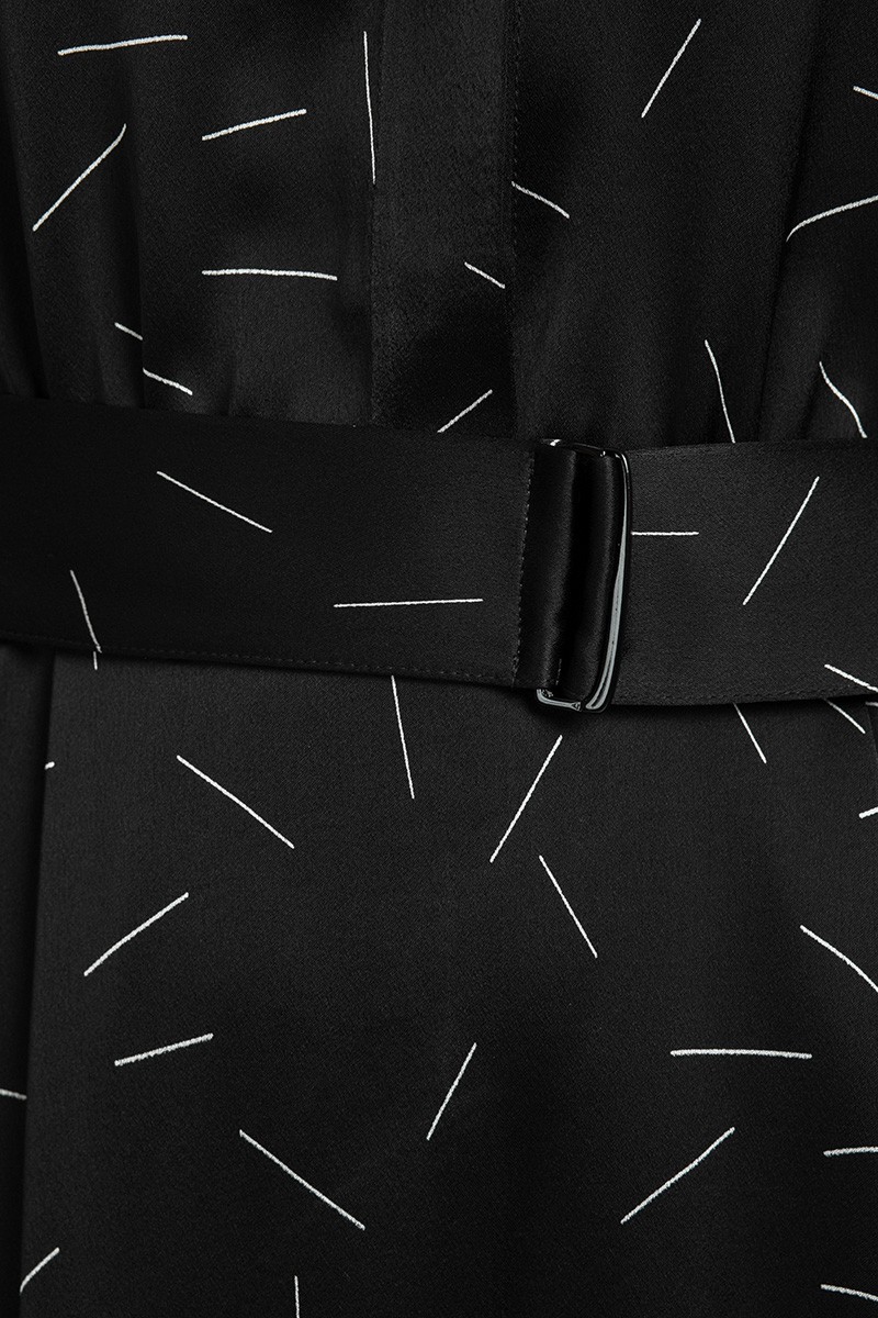 Платье VASSA&Co, пол женский, цвет черный, фото №2